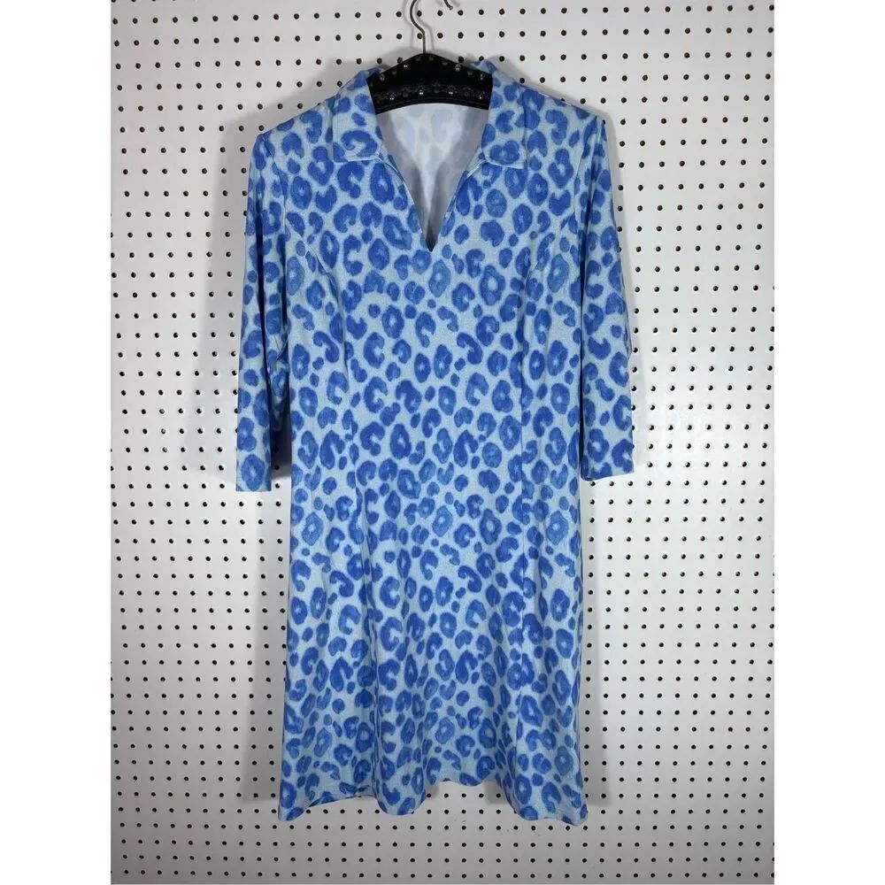 J. McLaughlin Catalina cloth animal print dress size  M